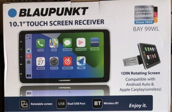 Blaupunkt BAY99WL 10.1 Touchscreen 1-DIN Bluetooth Digital Multimedia –  Amazing Electronics
